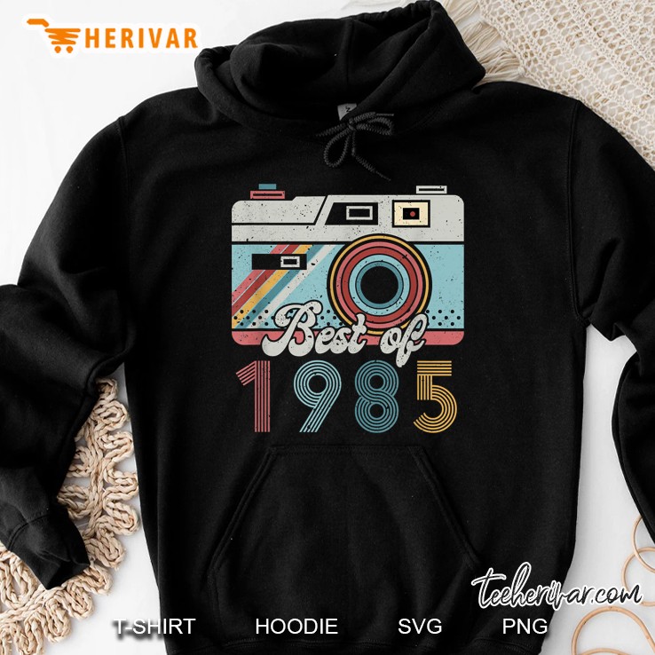 Best Of 1985 Camera Hoodie