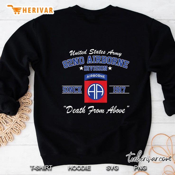 United States Army 82Nd Airborne Division Death From Above Sweatshirt