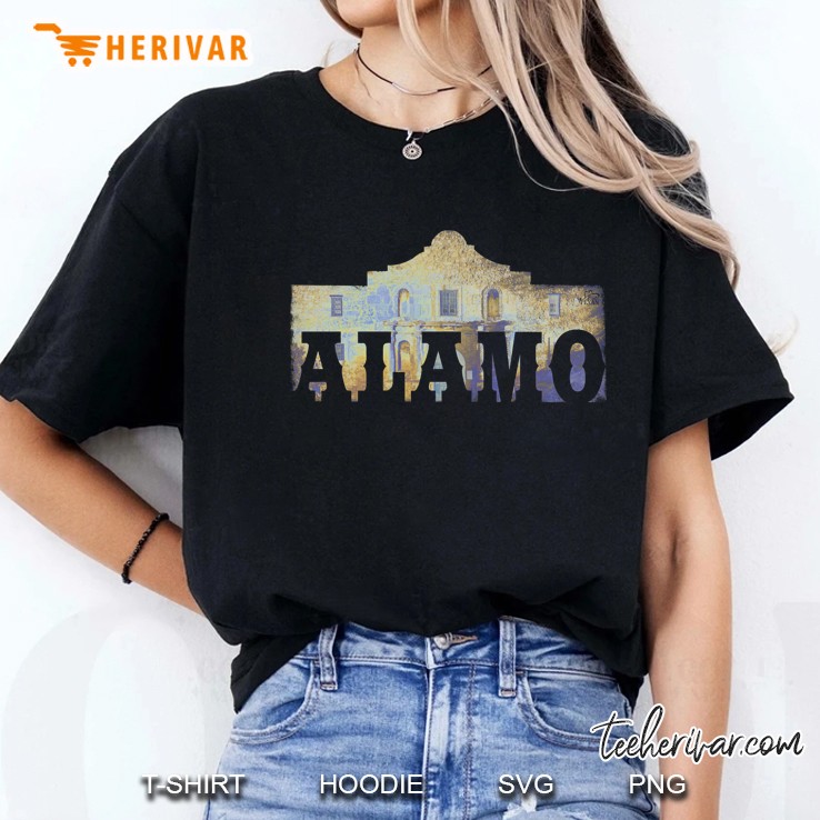 Alamo San Antonio Texas Ladies Tee