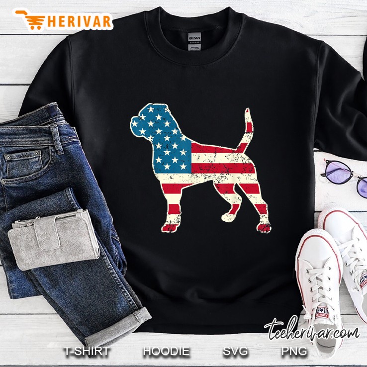 American Bulldog American Flag Version Sweatshirt