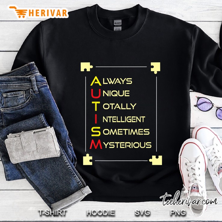 Autism Awareness Asd Puzzle Pieces Sweatshirt