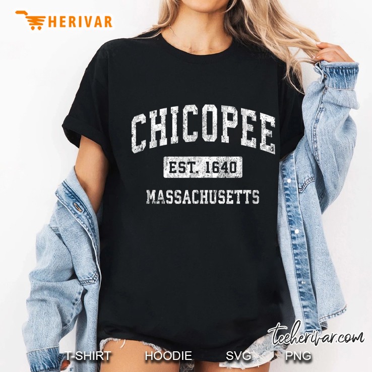 Chicopee Est 1640 Massachusetts Ladies Tee