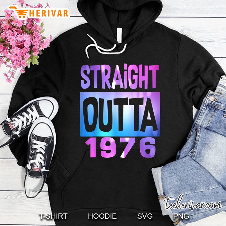 Straight Outta 1976 44th Birthday 44 Years Old Hoodie