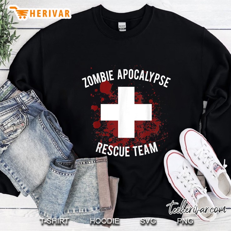 Zombie Apocalypse Rescue Team Sweatshirt