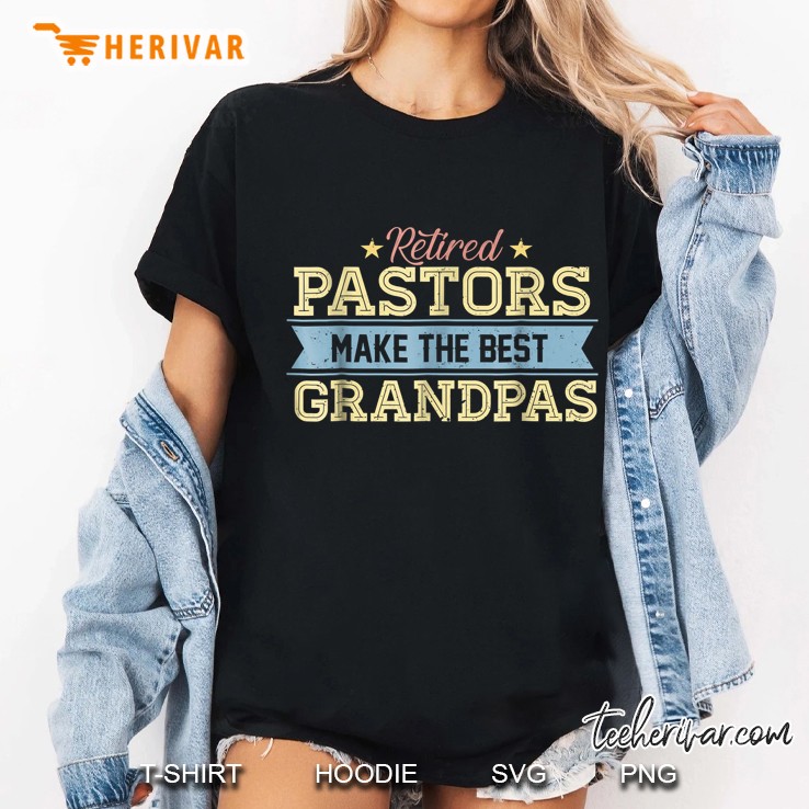 Retired Pastor Make Me Best Grandpa Ladies Tee
