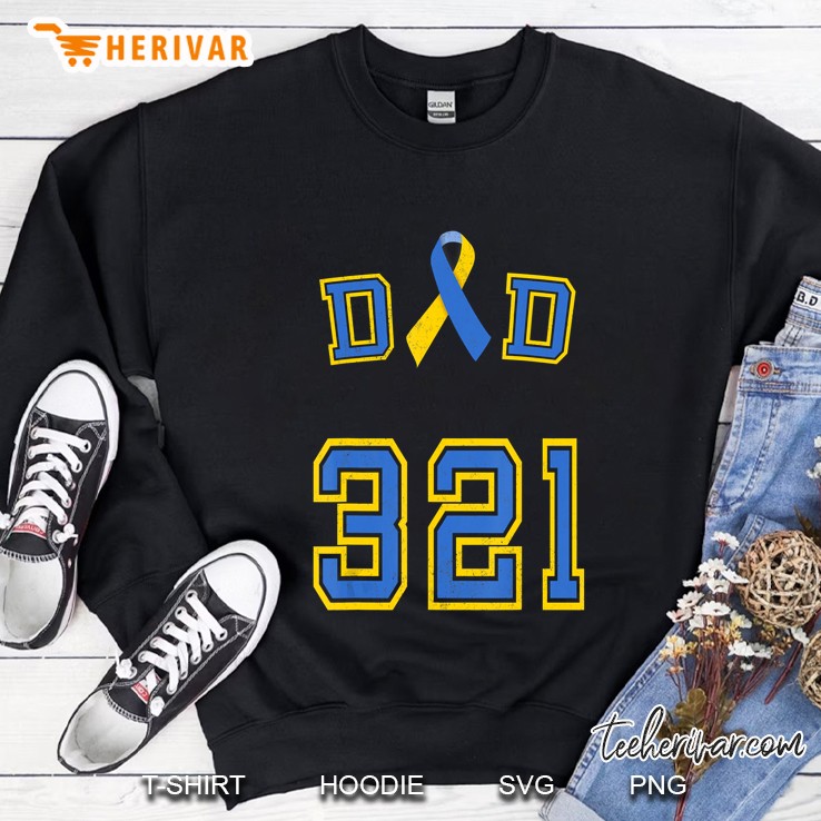 DD 321 Yellow And Blue Ribbon Sweatshirt