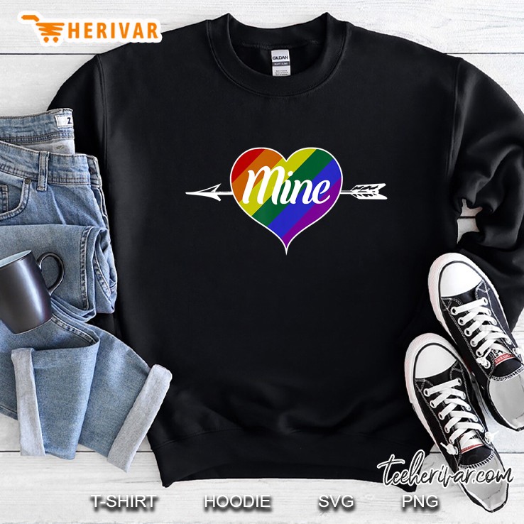 Mine LGBT Pride Heart Version Sweatshirt