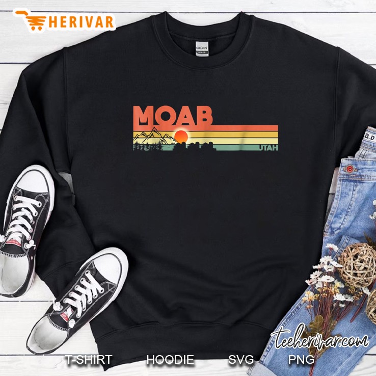 Moab Utah Sunset Vintage Version Sweatshirt
