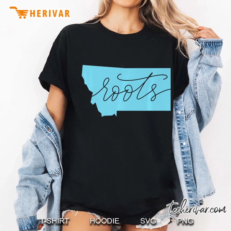 Roots Montana Map Version Ladies Tee