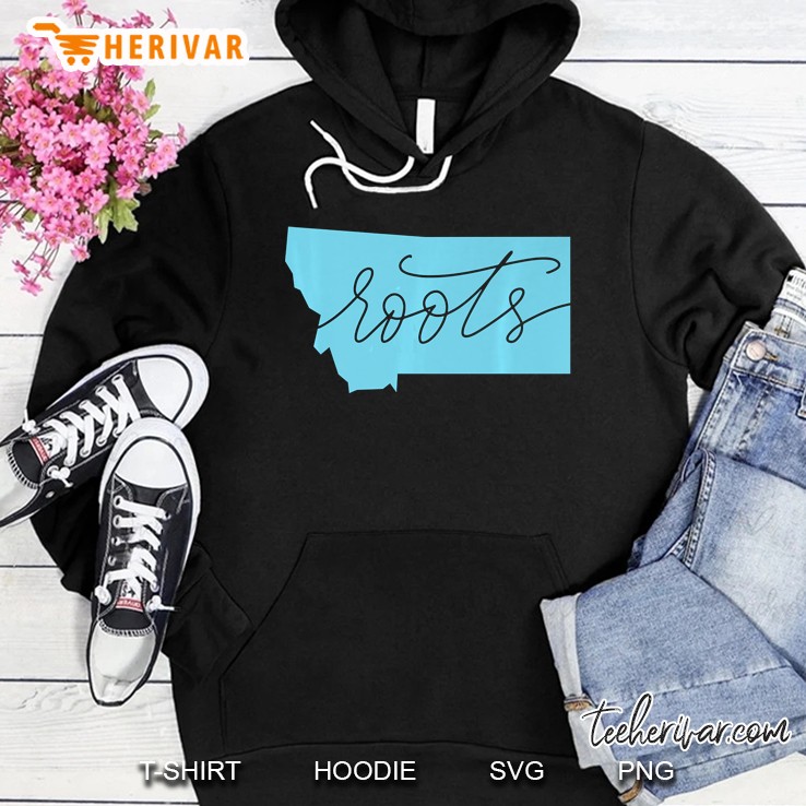 Roots Montana Map Version Hoodie
