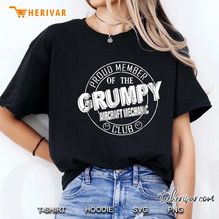 Proud Member Of The Grumpy Aircraft Mechanic Club Ladies Tee