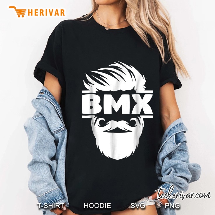 Bearded Bmx Bike Ladies Tee