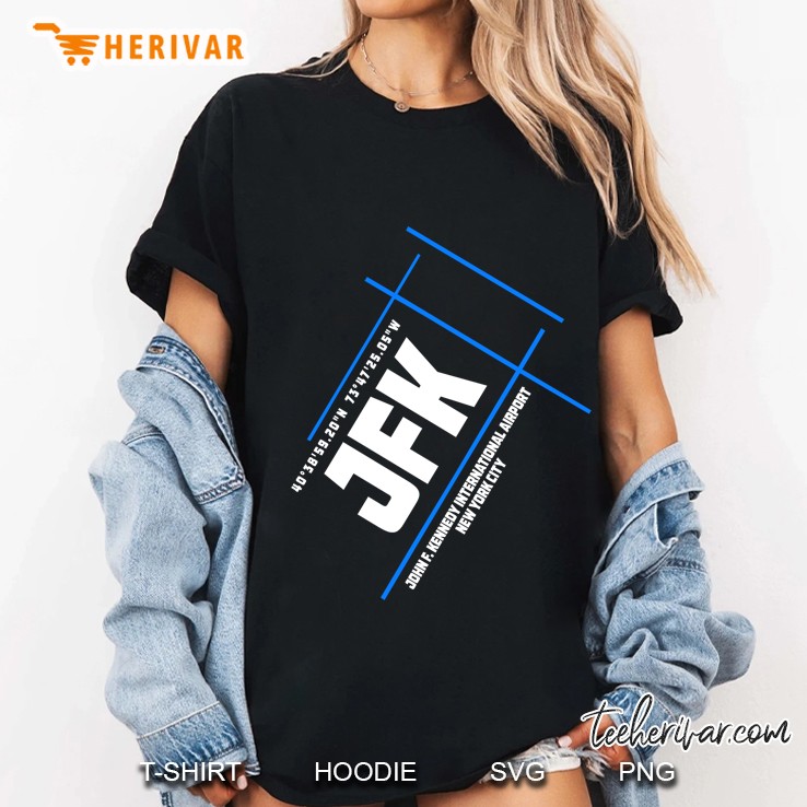 Jfk John F Kennedy International Airport New York City Ladies Tee