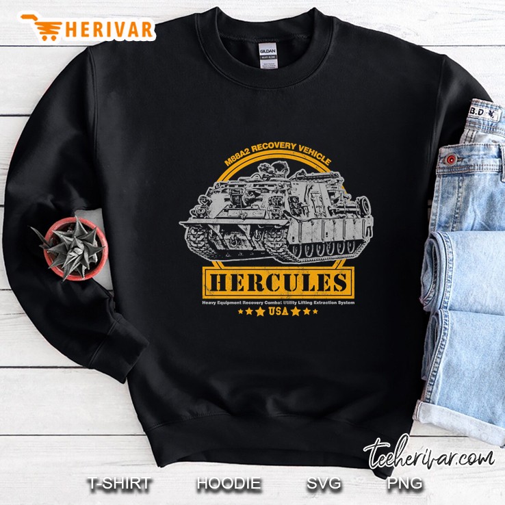 M88a2 Recovery Vehicle Hercules Heavy Equipment Recovery Combat Tank Version Sweatshirt