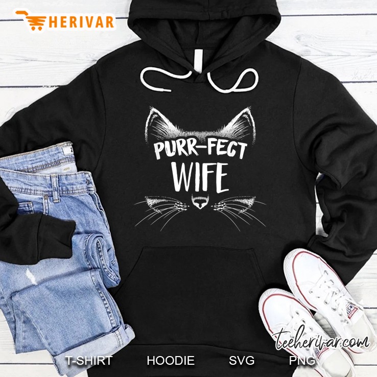 Purr-Fect Wife Cat Version Hoodie