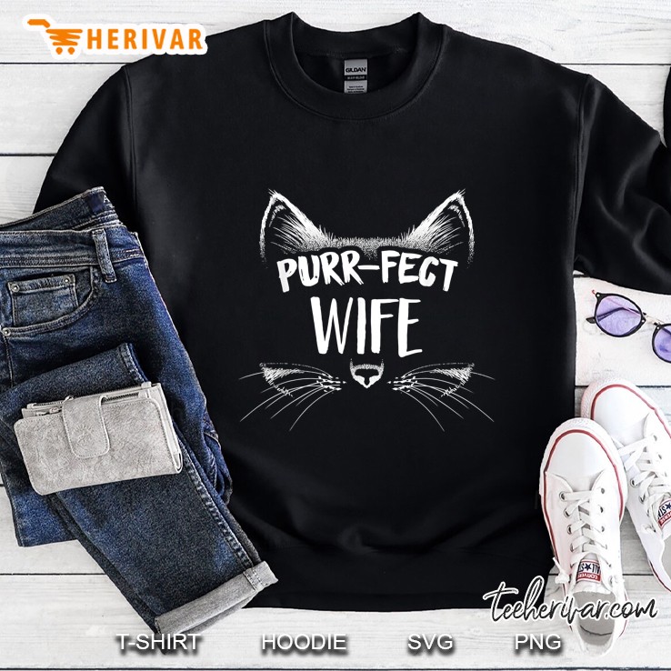 Purr-Fect Wife Cat Version Sweatshirt