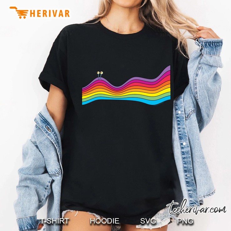 Spongebob Squarepants Rainbow Gary Ladies Tee
