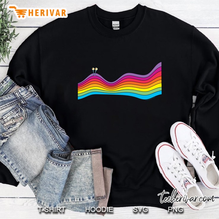 Spongebob Squarepants Rainbow Gary Sweatshirt