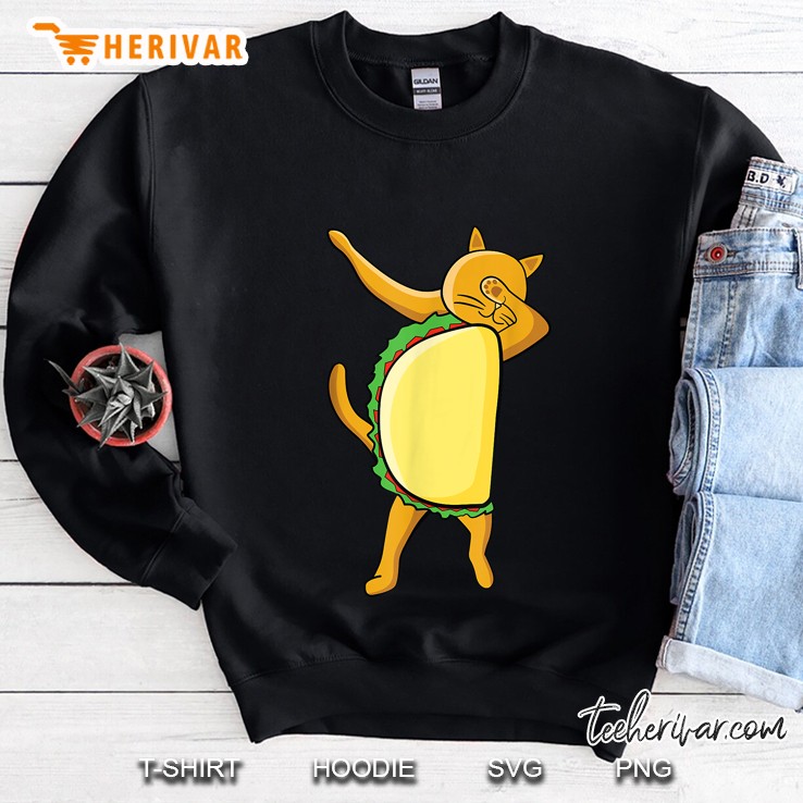 Tacoca Dabbing Taco Cat Cinco De Mayo Party Youth Sweatshirt
