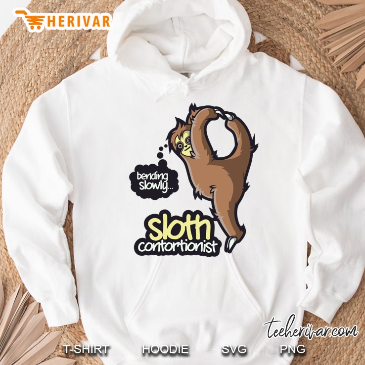 Contortionist Sloth Bending Slowly Yoga Gymnastics Hoodie