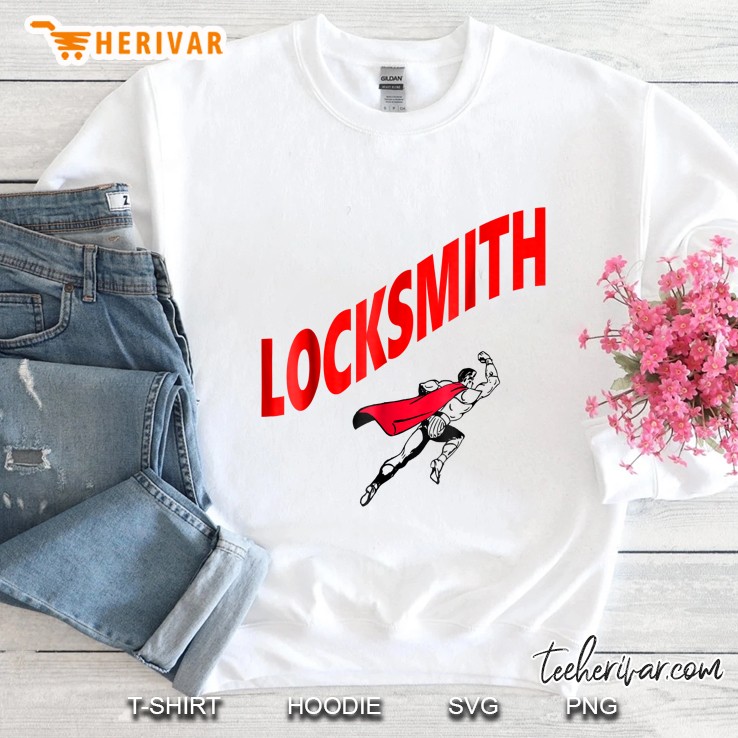 Locksmith Super Hero Design Sweatshirt
