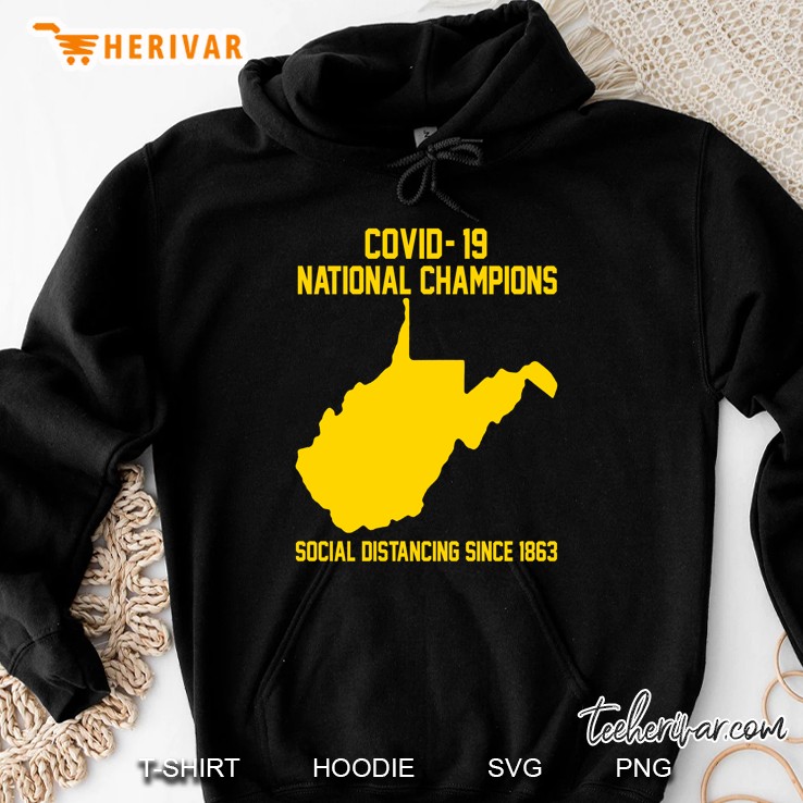 Covid-19 National Champions Social Distancing Since 1863 Hoodie