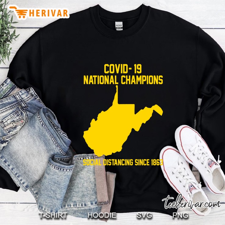 Covid-19 National Champions Social Distancing Since 1863 Sweatshirt