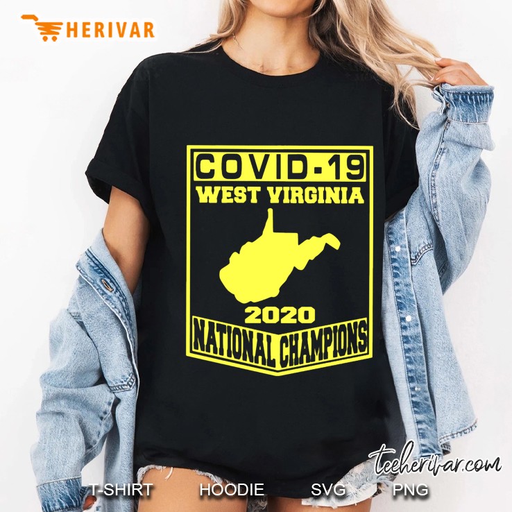 Covid-19 West Virginia 2020 National Champions Ladies Tee
