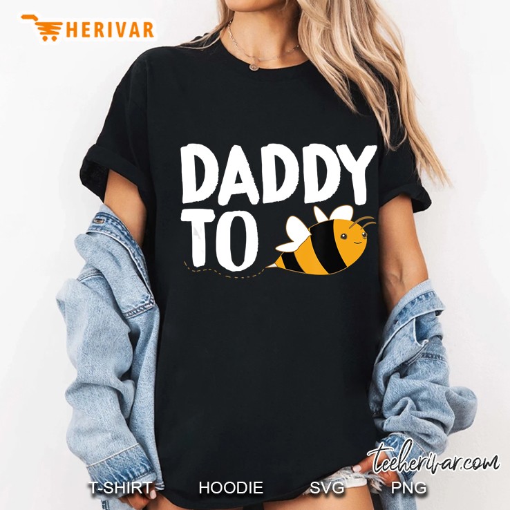 Daddy To Bee Pregnancy Announcement Ladies Tee