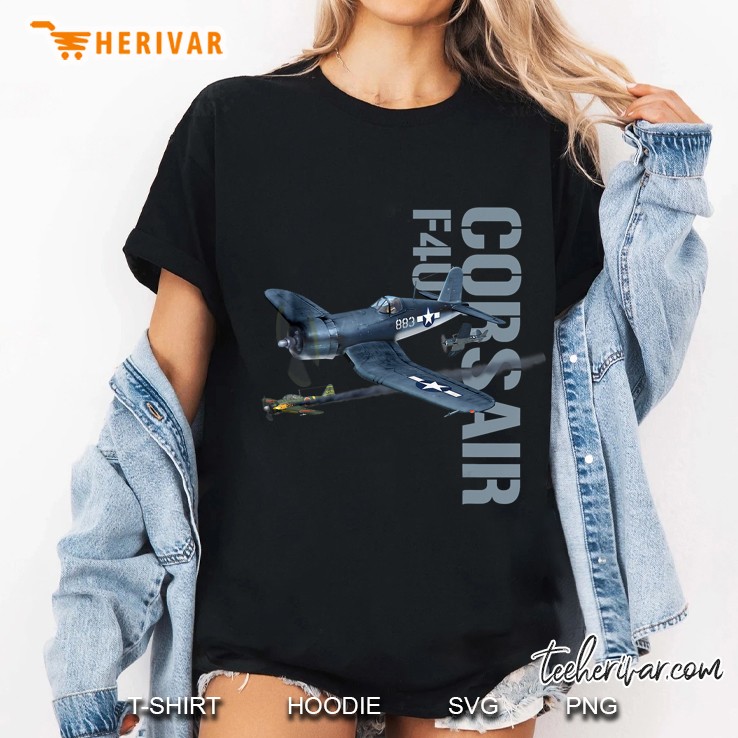 F4u Corsair Fighter Aircraft Ladies Tee