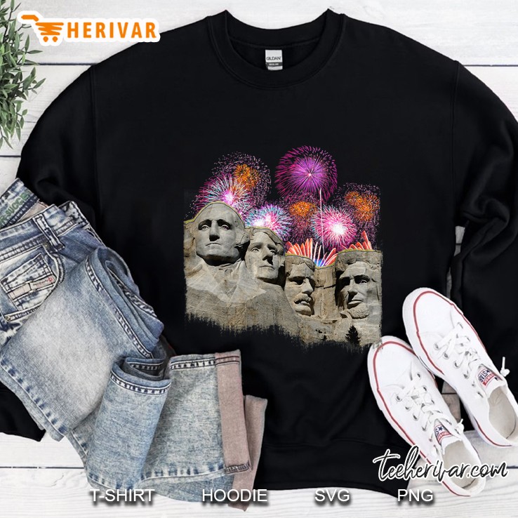 Mount Rushmore Fireworks Sweatshirt