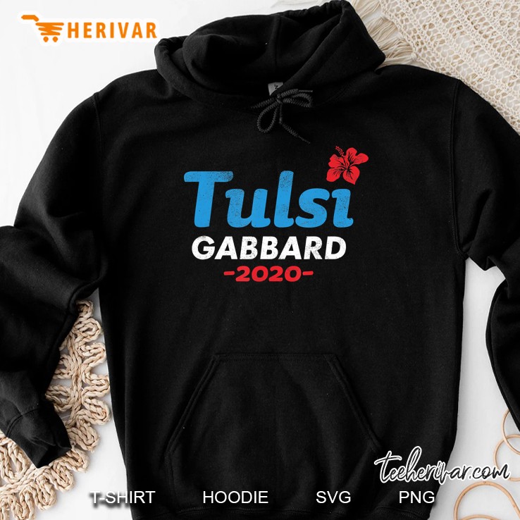 Tulsi Gabbard 2020 Red Flower Version Hoodie