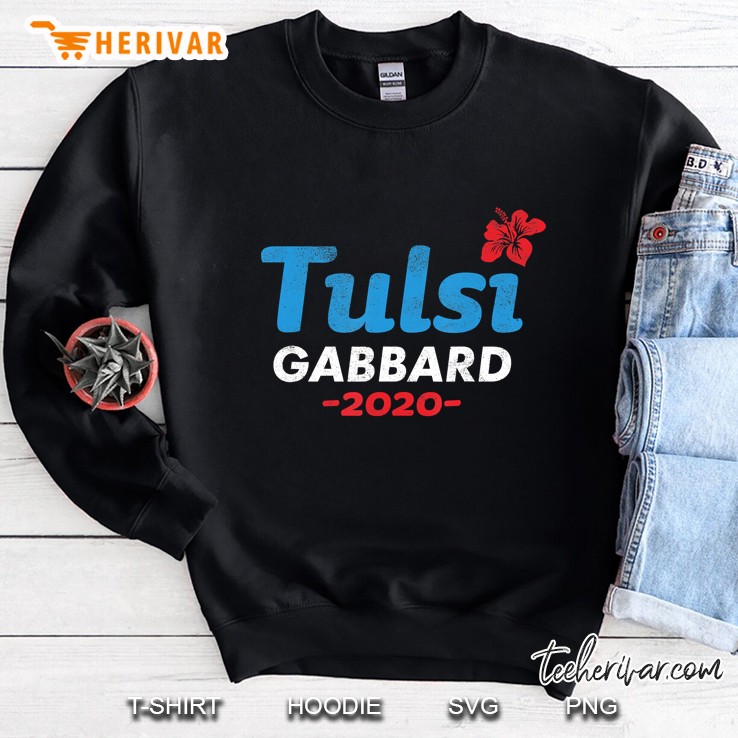 Tulsi Gabbard 2020 Red Flower Version Sweatshirt