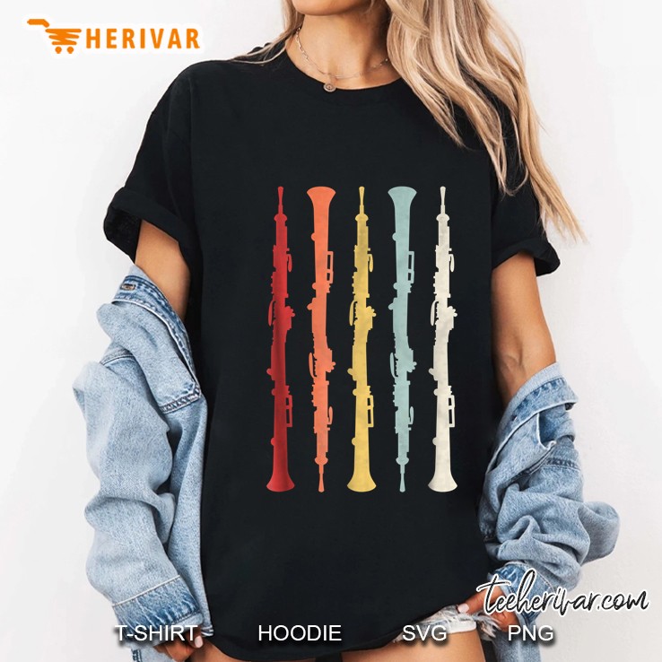 Vintage Retro 70s Oboe Ladies Tee