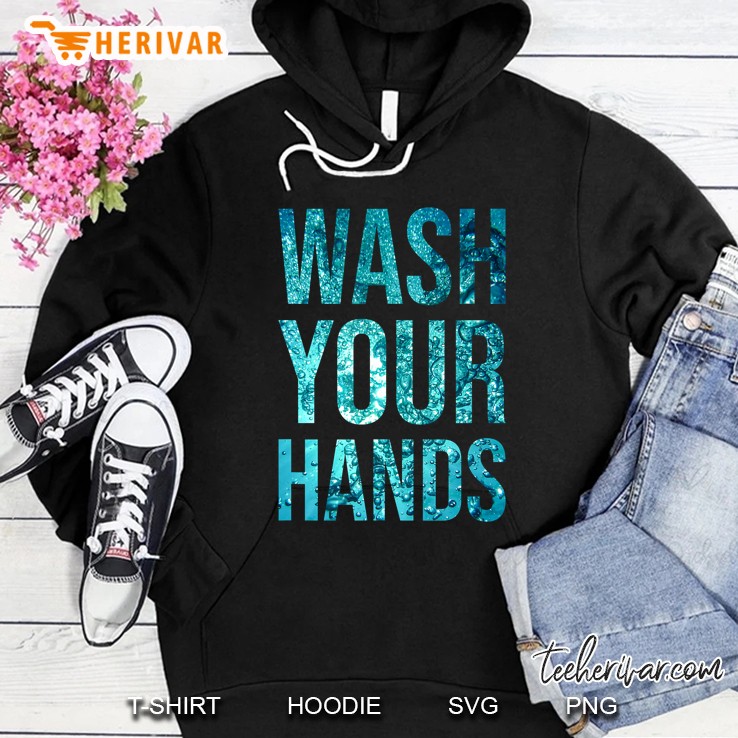 Wash Your Hands Black Version Hoodie