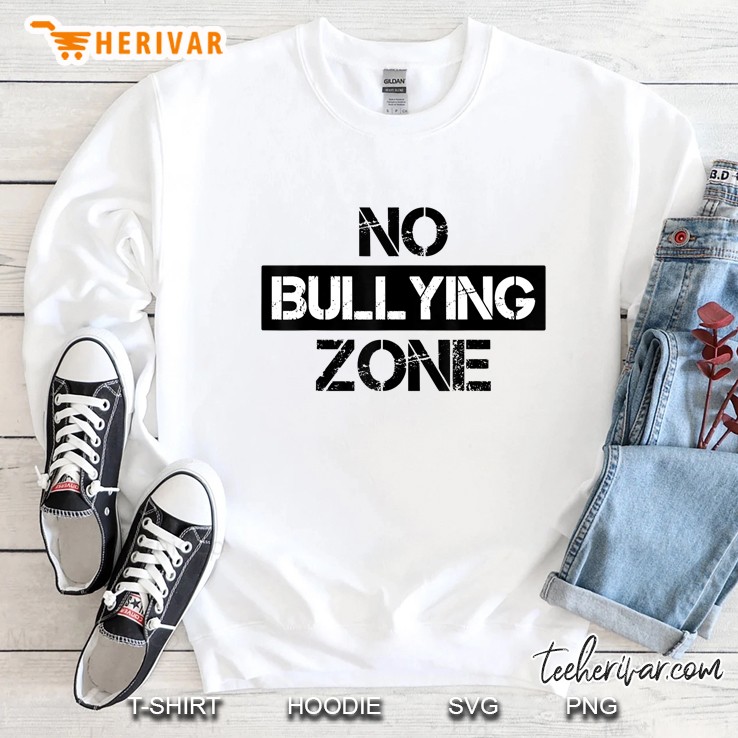 No Bullying Zone White Version Sweatshirt