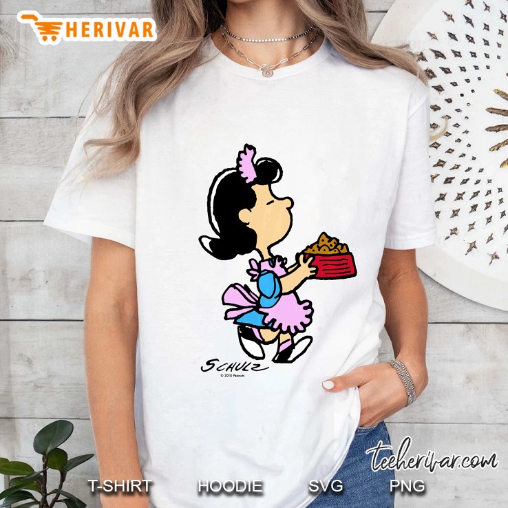Peanuts Waitress Lucy Ladies Tee
