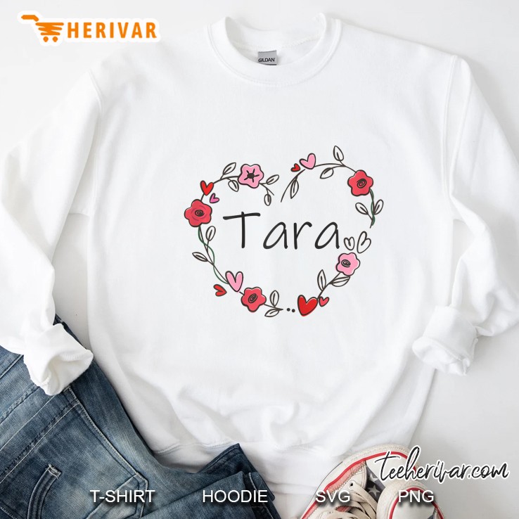 Tara Floral White Version Sweatshirt