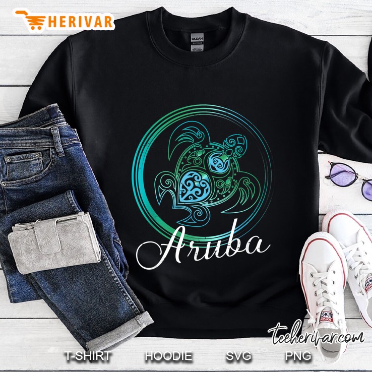 Aruba Tribal Turtle Sweatshirt