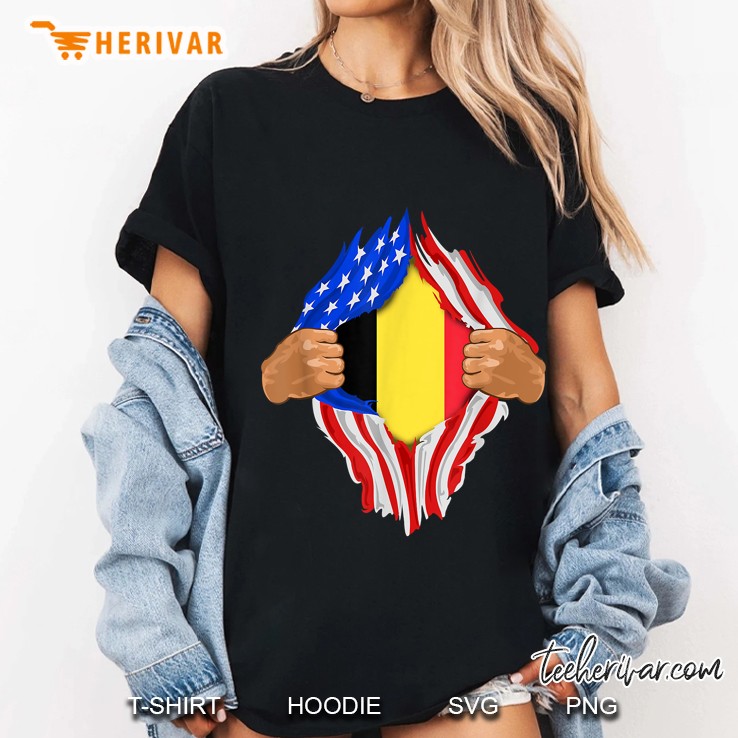 Belgian Blood Inside Me Ladies Tee