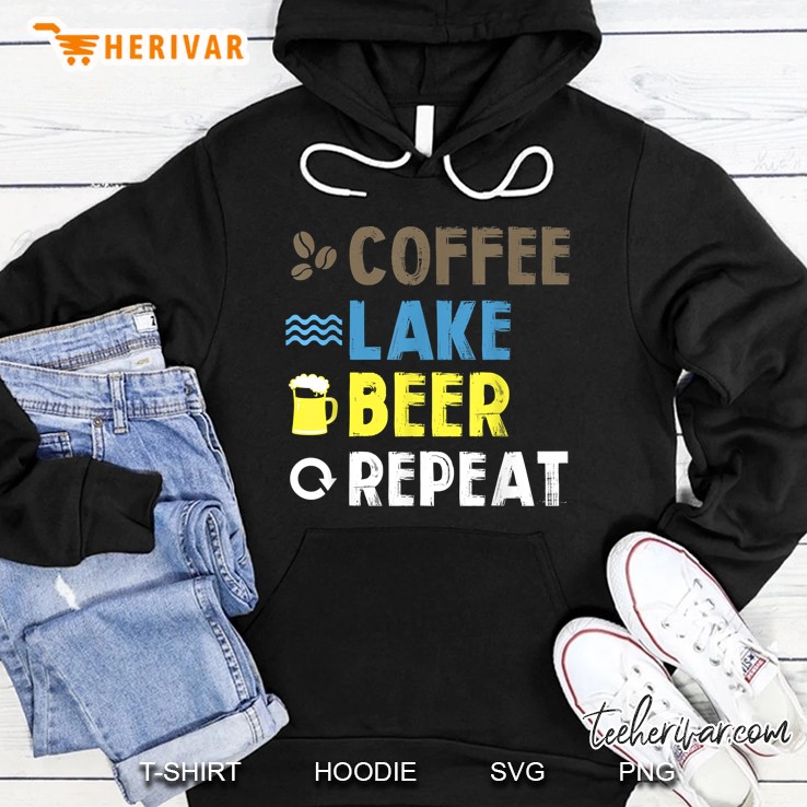 Coffee Lake Beer Repeat Hoodie