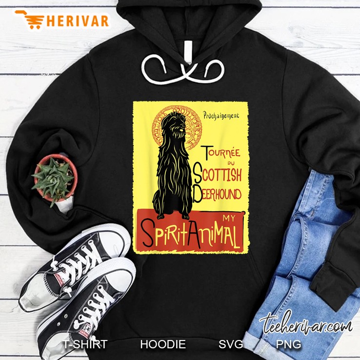 Tournee Du Scottish Deerhound My Spirit Animal Hoodie