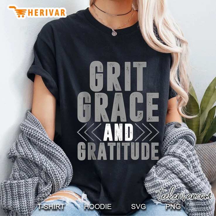 Grit Grace And Gratitude Ladies Tee