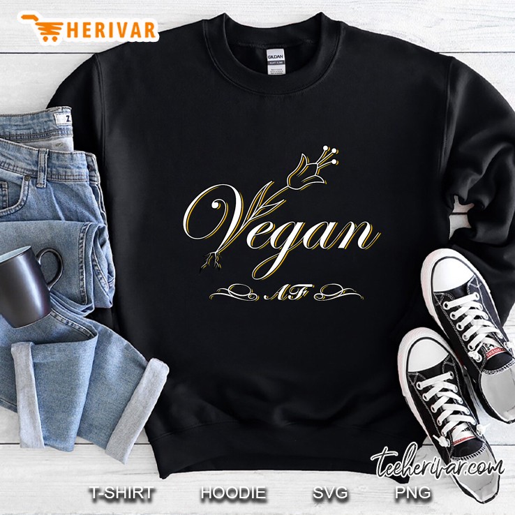 Vegan Af Veggie Animal Rights Sweatshirt