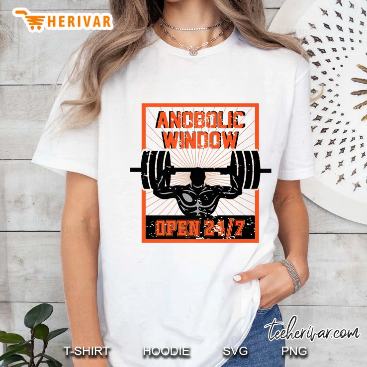 Anabolic Window Open 247 Workout Ladies Tee