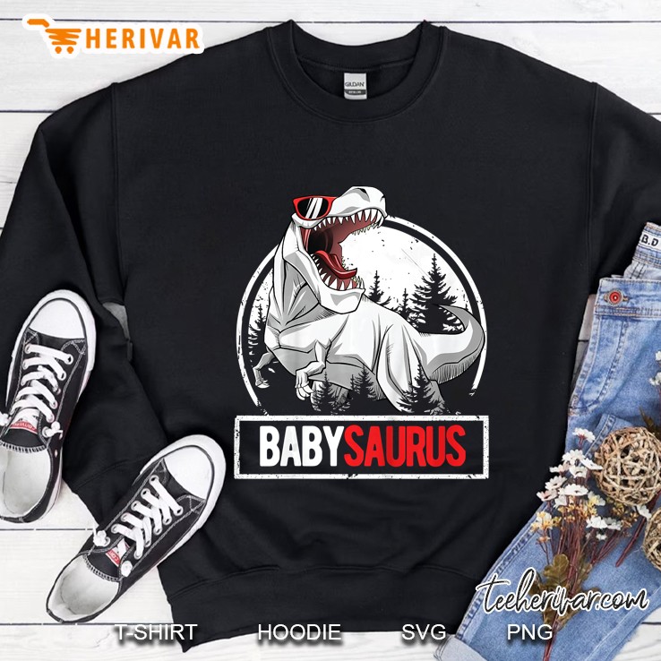 Babysaurus T-Rex Wear Sunglasses Version Sweatshirt