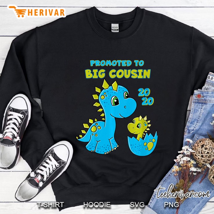 Promoted To Big Cousin 2020 Dinosaur Version Sweatshirt