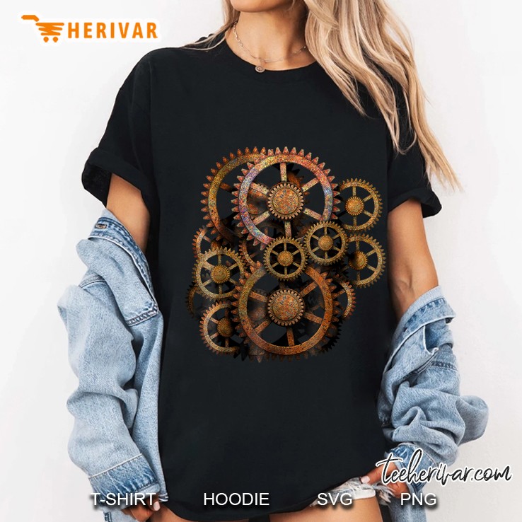 Steampunk Gears Version Ladies Tee