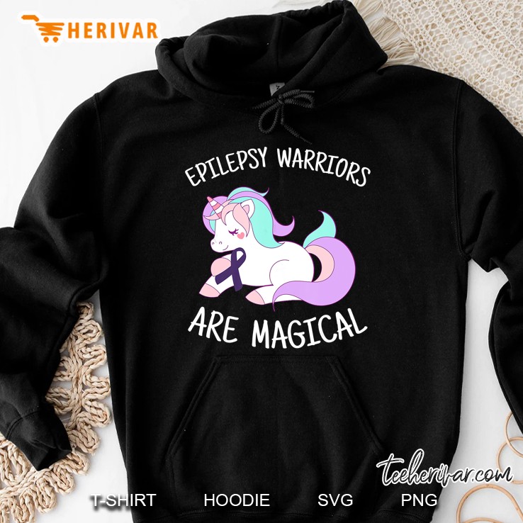 Epilepsy Warriors Are Magical Unicorn Version Hoodie