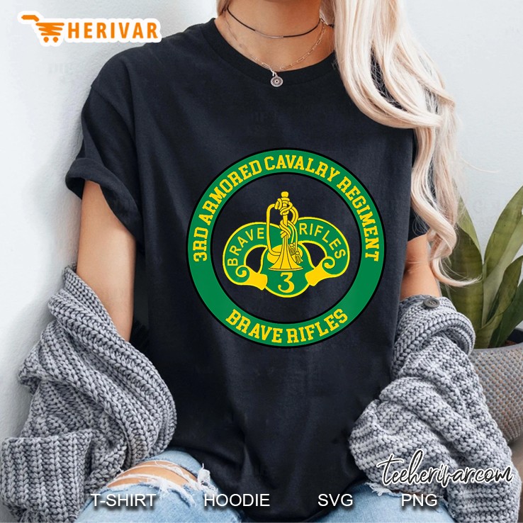 3rd Armored Cavalry Regiment Brave Rifles Ladies Tee